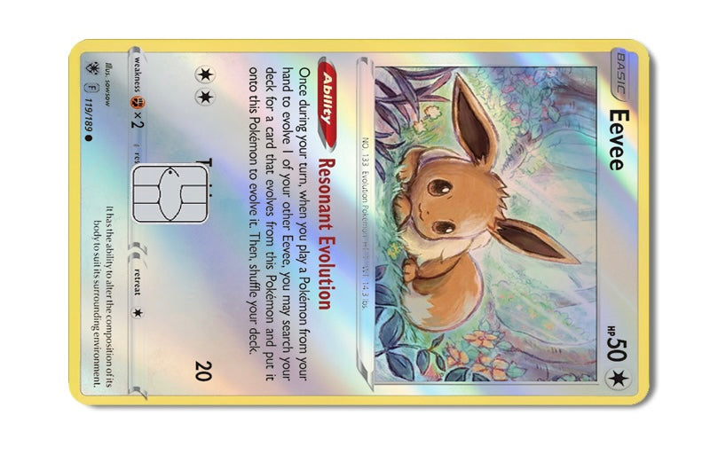 Pokémon VISA Card Skin (Holo)