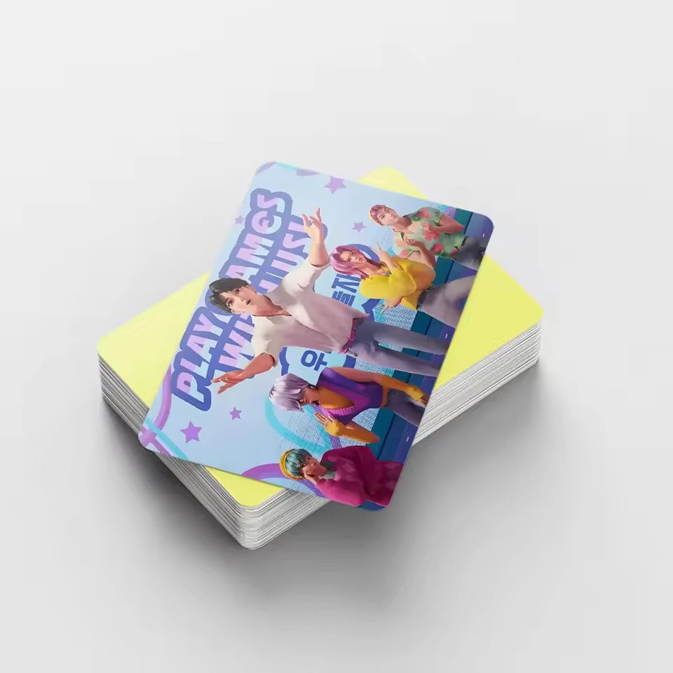 K-Pop Demon Hunters Card + Sticker Set