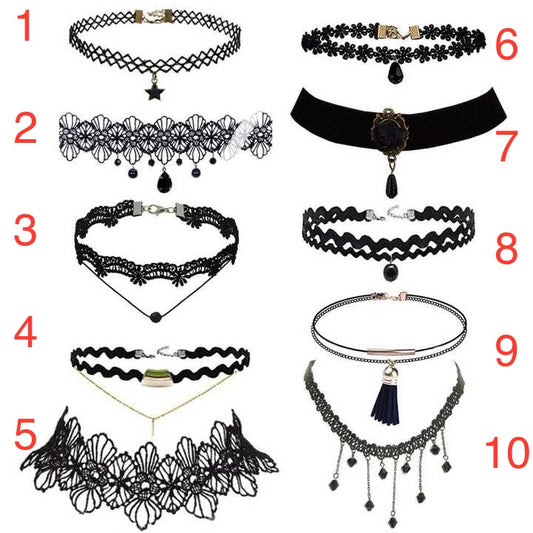 Black Choker Styles