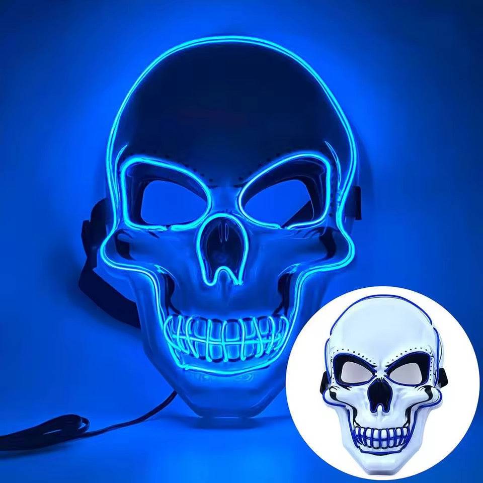 Halloween Party LED Skull Mask