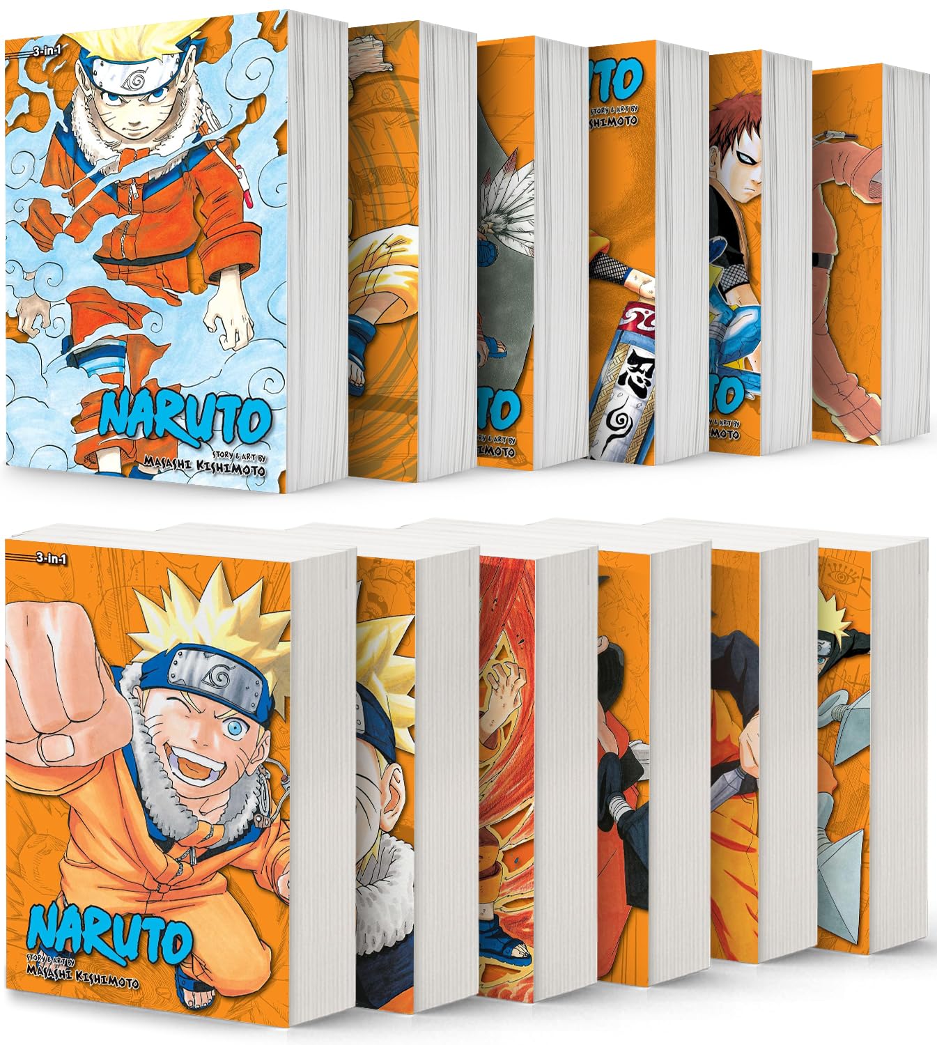 Naruto 3-in-1 Edition Manga Set