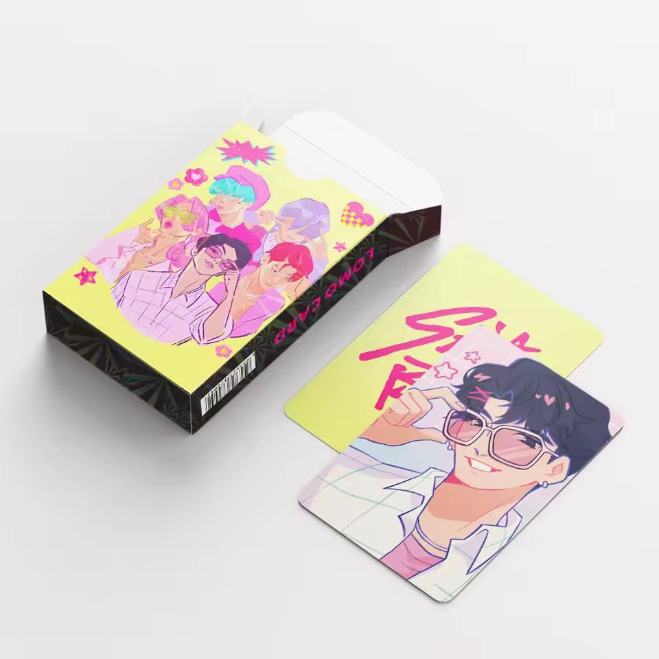 K-Pop Demon Hunters Card + Sticker Set