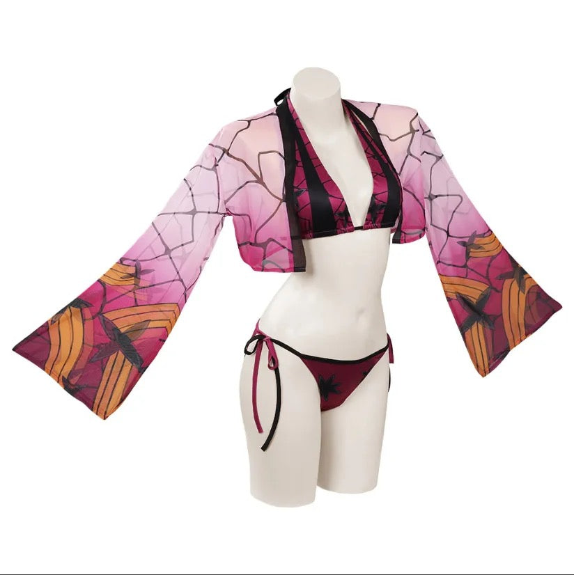 Demon Slayer Bikini Swimsuit (PRE-ORDER)