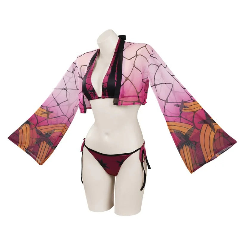 Demon Slayer Bikini Swimsuit (PRE-ORDER)