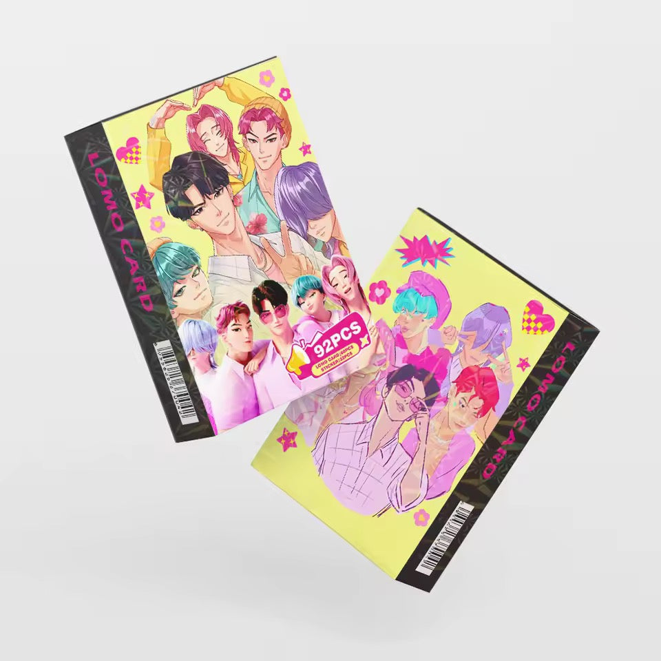 K-Pop Demon Hunters Card + Sticker Set
