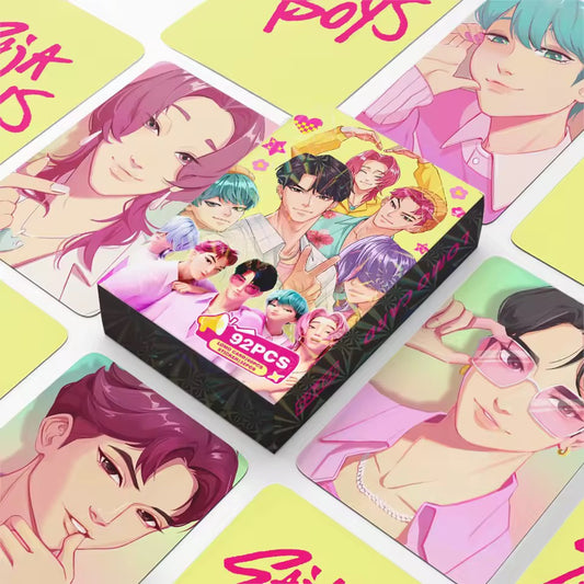 K-Pop Demon Hunters Card + Sticker Set