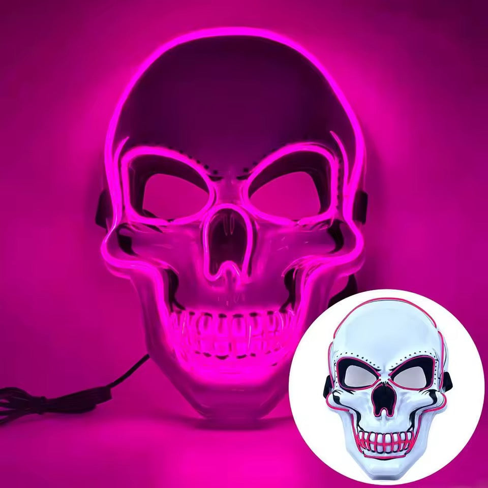 Halloween Party LED Skull Mask