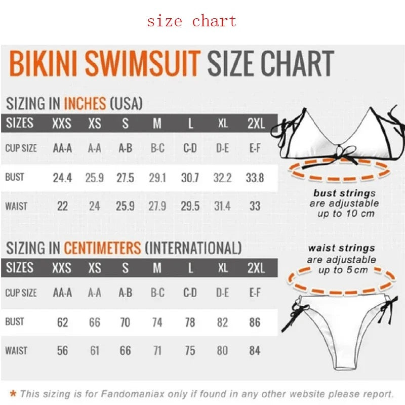 Demon Slayer Bikini Swimsuit (PRE-ORDER)