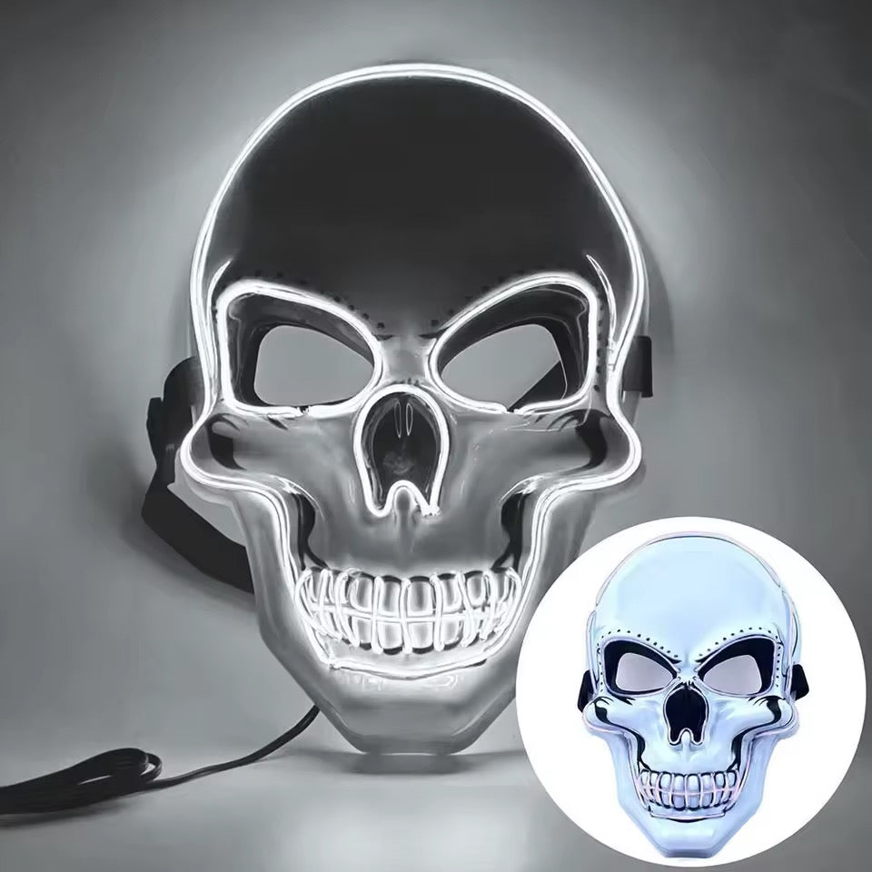 Halloween Party LED Skull Mask