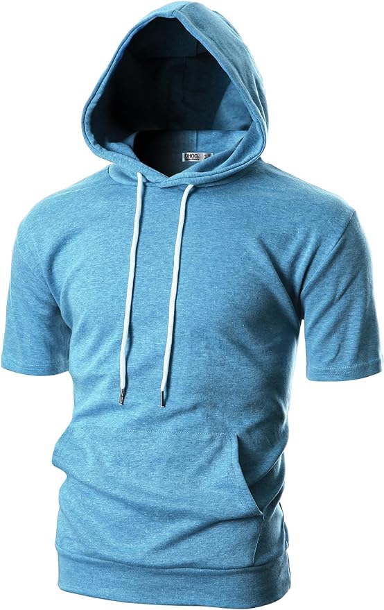 Pull Over Short Sleeve Hoodie