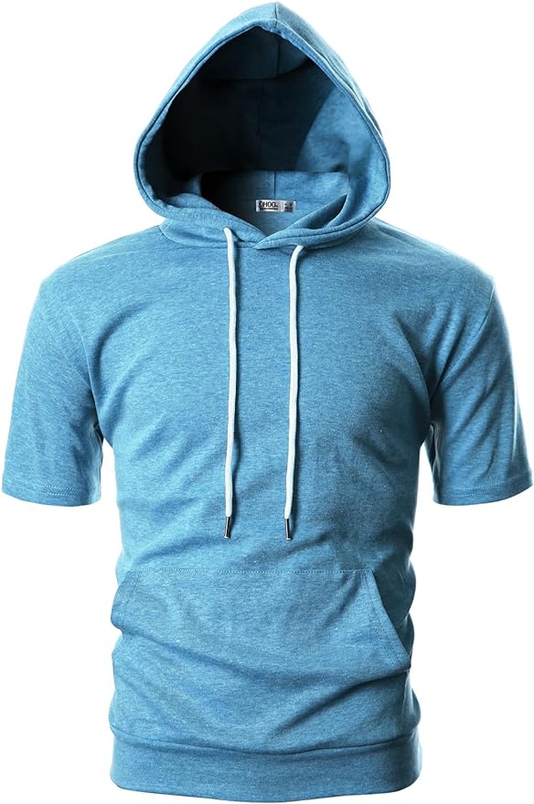 Pull Over Short Sleeve Hoodie
