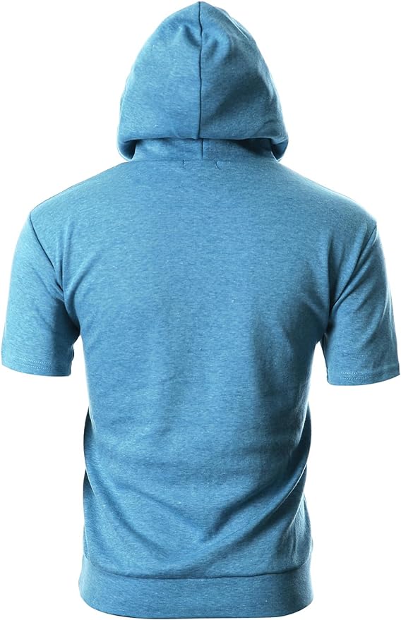 Pull Over Short Sleeve Hoodie
