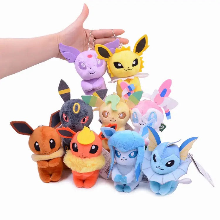 Pokémon Plush Eeveelution Keychain