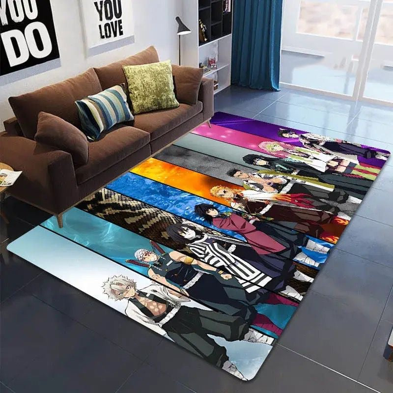 Demon Slayer Bedroom Floor Mat