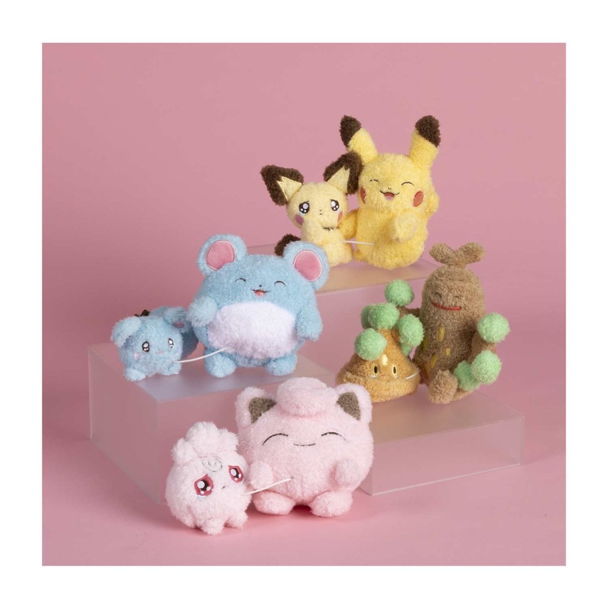 Pokémon Igglybuff & Jigglypuff Sweet Support Plush