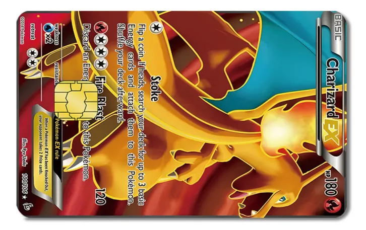 pokemon card skin Pokémon VISA Card Skin – AZnewToys®