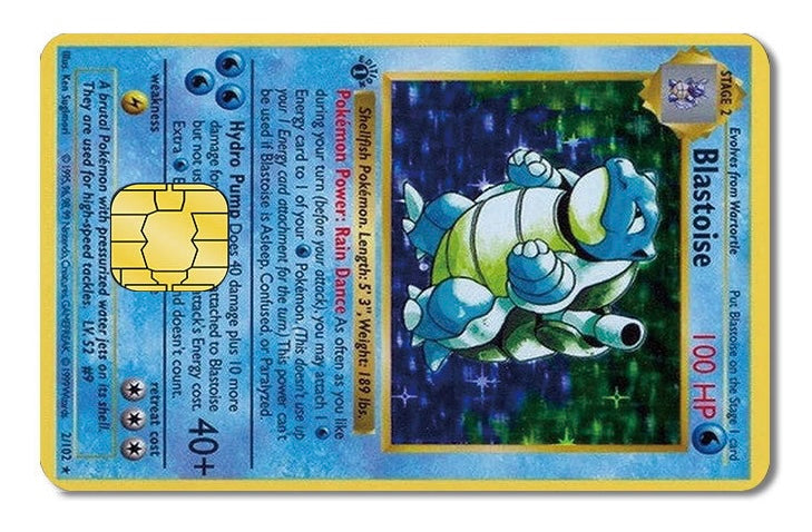 pokemon card skin Pokémon VISA Card Skin – AZnewToys®