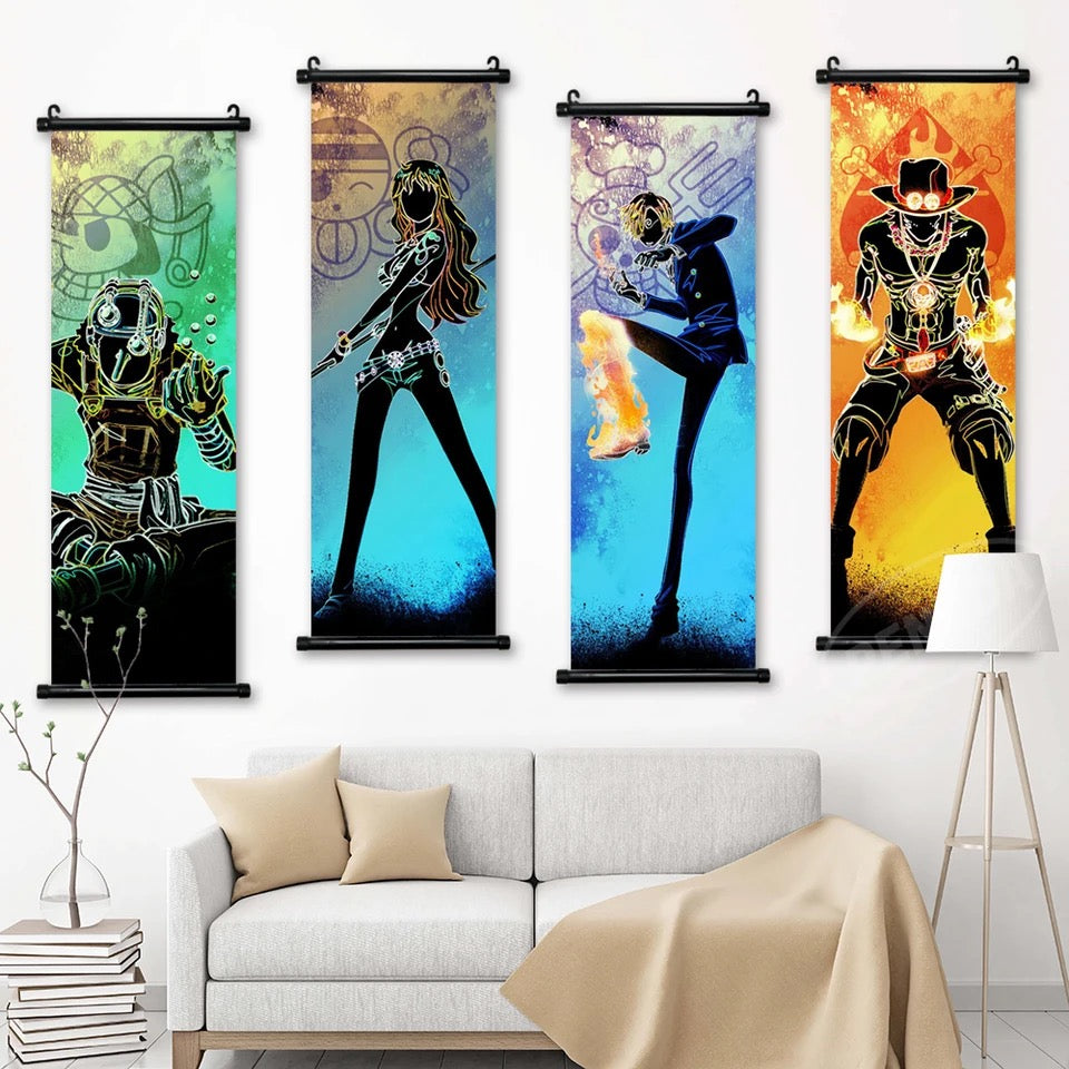 One Piece Wall Scroll Poster