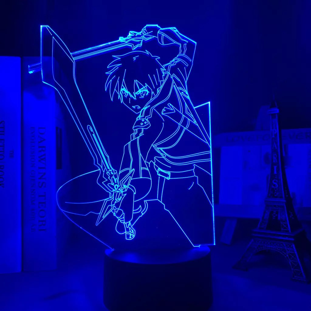 Lámpara 3D acrílica Sword Art Online