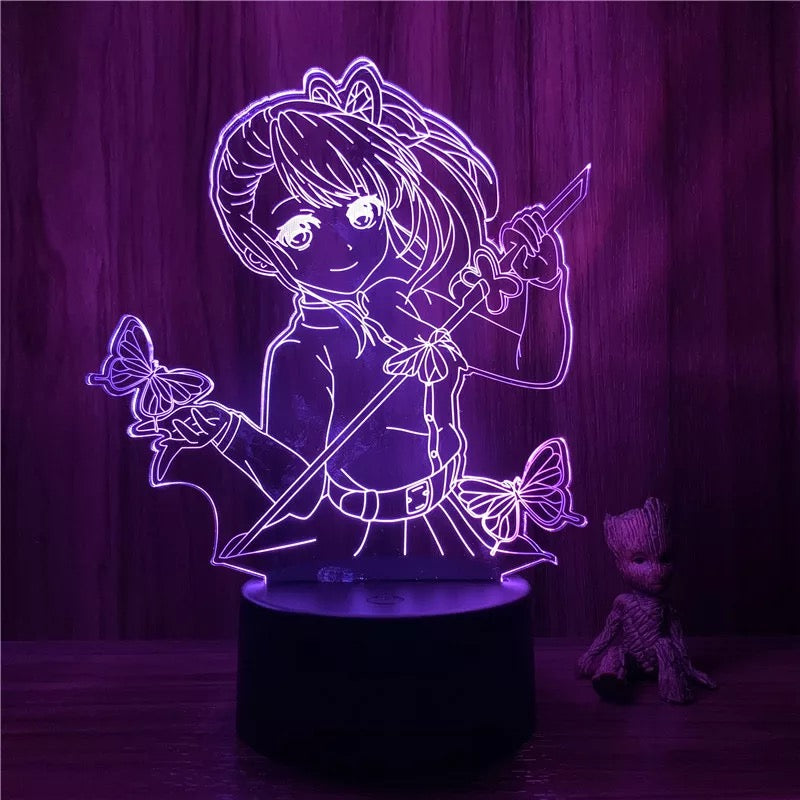 Lámpara 3D Demon Slayer