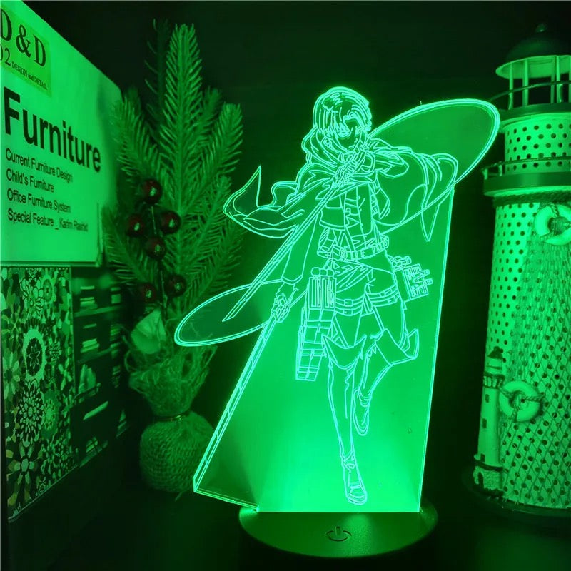 Lámpara 3D Ataque a los Titanes