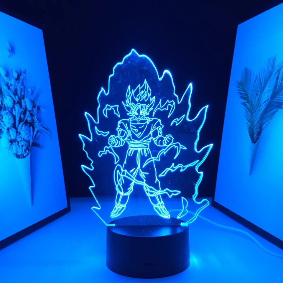 Lámpara 3D Dragon Ball Z/GT/S Acrílico