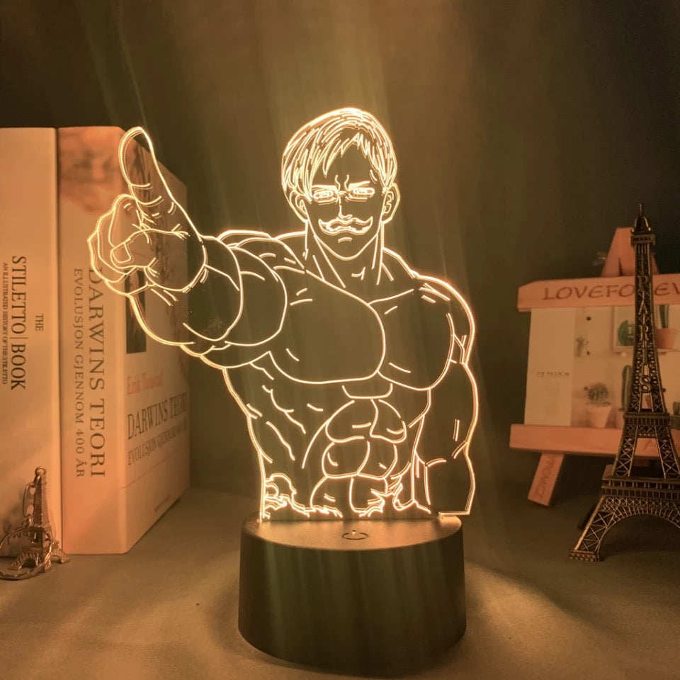 Seven Deadly Sins Acrylic 3D Lamp