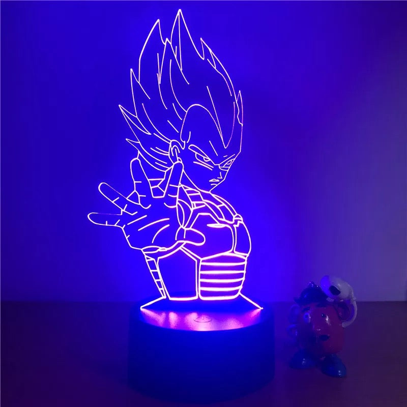 Lámpara 3D Dragon Ball Z/GT/S Acrílico