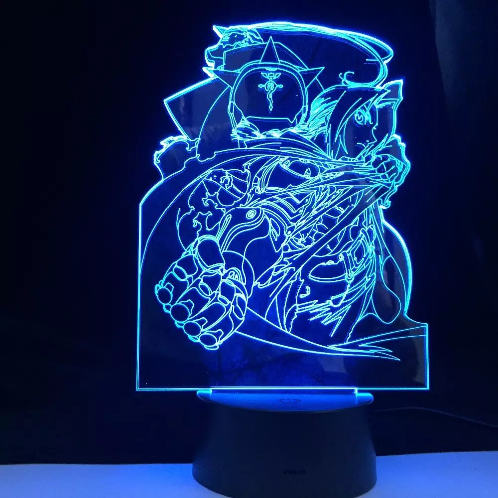 Lámpara 3D acrílica Full Metal Alchemist