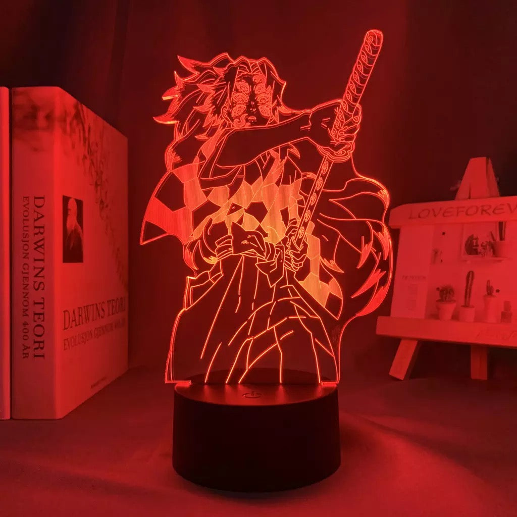 Lámpara 3D acrílica Demon Slayer