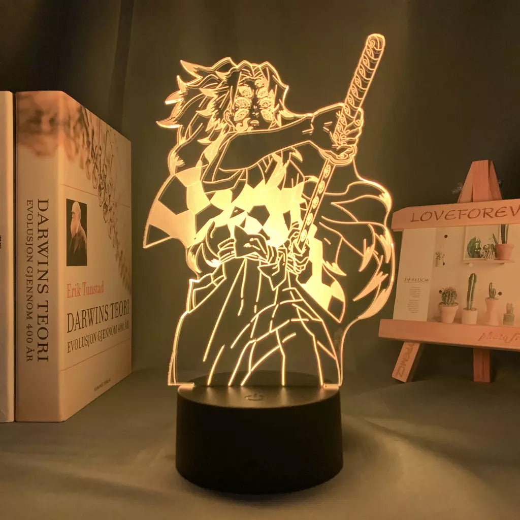 Lámpara 3D acrílica Demon Slayer