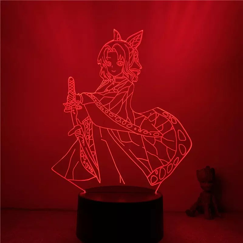 Lámpara 3D Demon Slayer