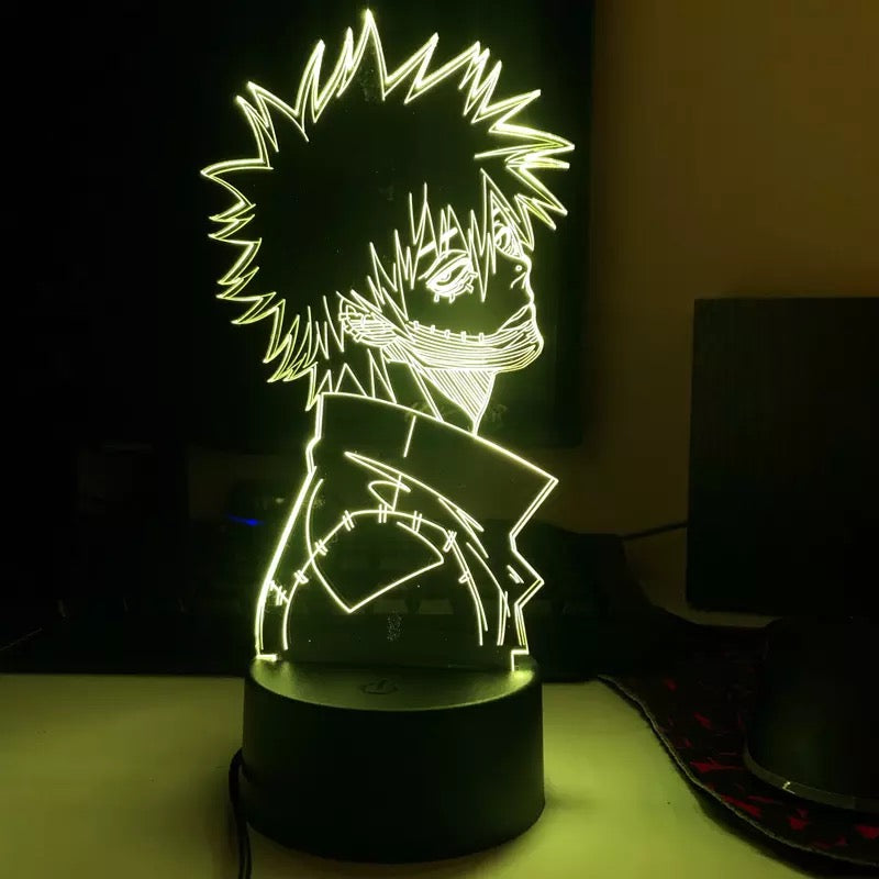 Lámpara 3D acrílica My Hero Academia