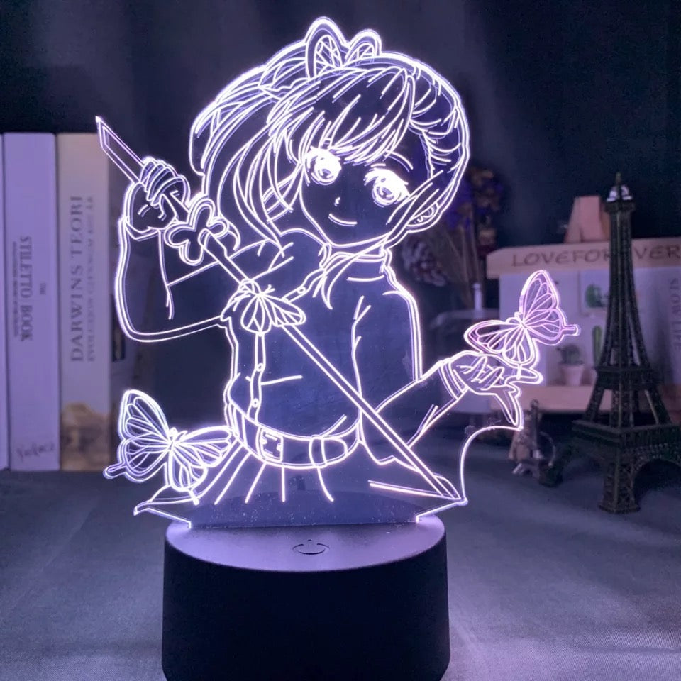 Lámpara 3D Demon Slayer