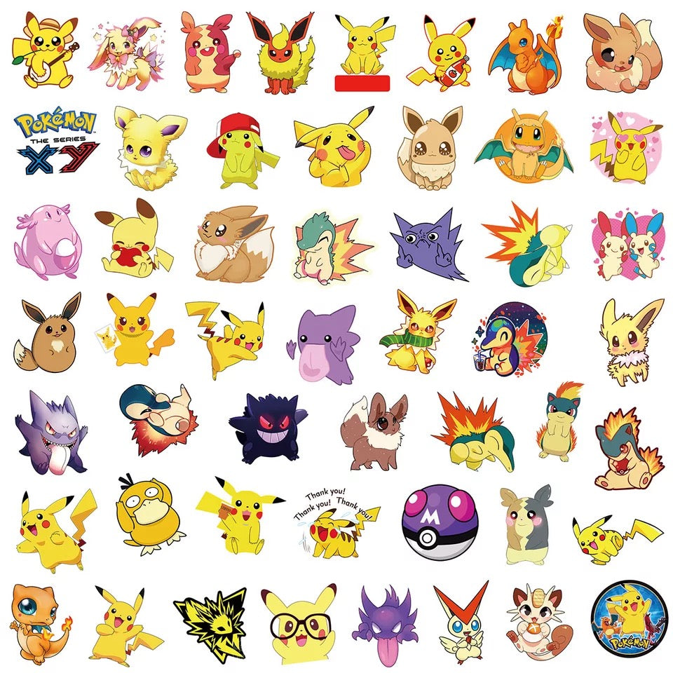 ¡Pegatinas! -Pokémon