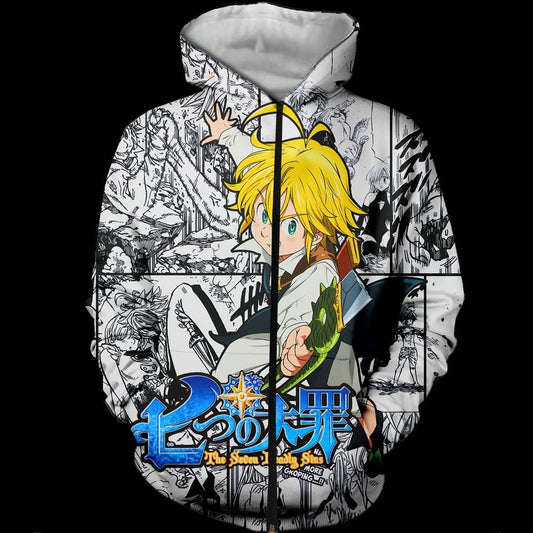 Sudadera con capucha de los siete pecados capitales