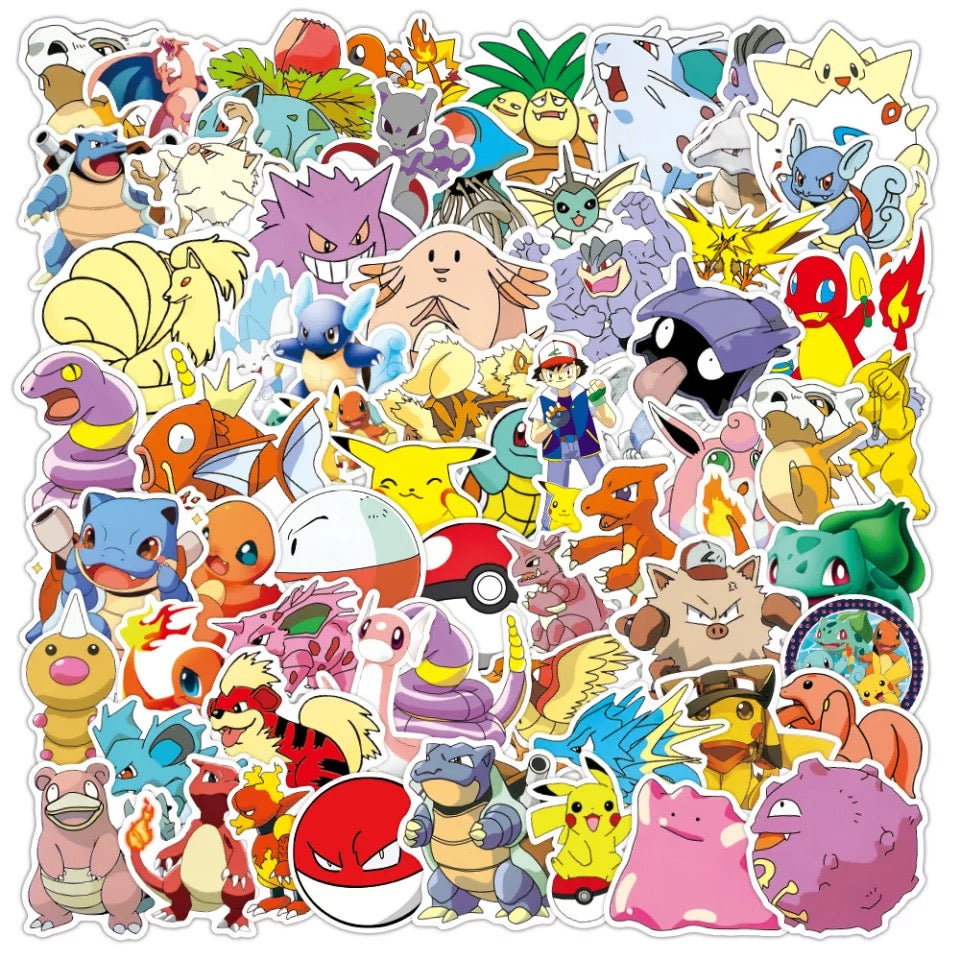 ¡Pegatinas! -Pokémon