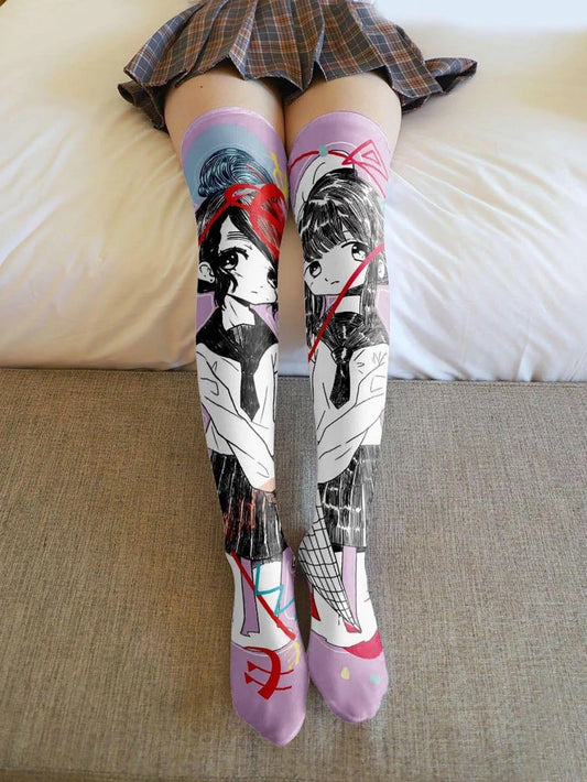 Calcetines de colores anime