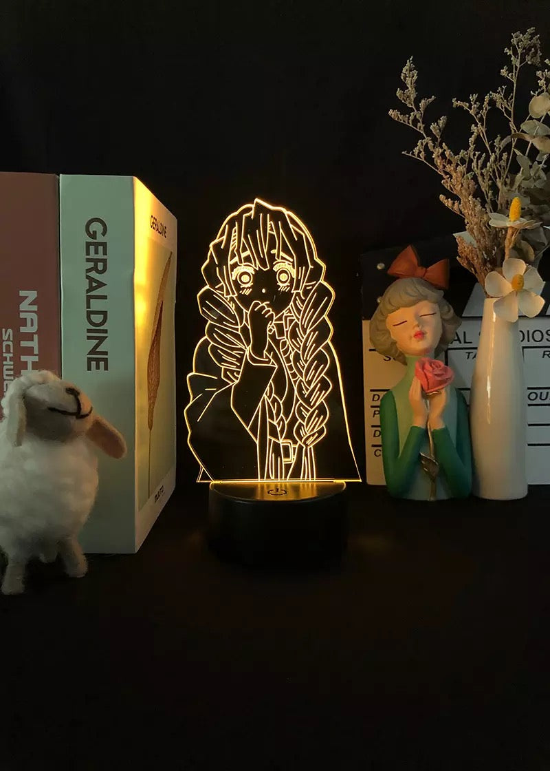 Lámpara 3D acrílica Demon Slayer