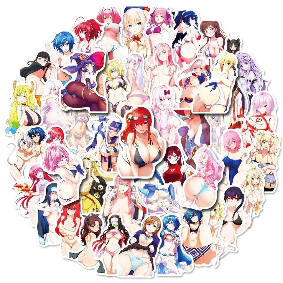 ¡Pegatinas! - Chicas sexys de anime hentai