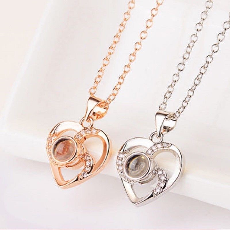 I love You 100 Languages Necklace