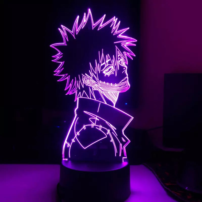 Lámpara 3D acrílica My Hero Academia