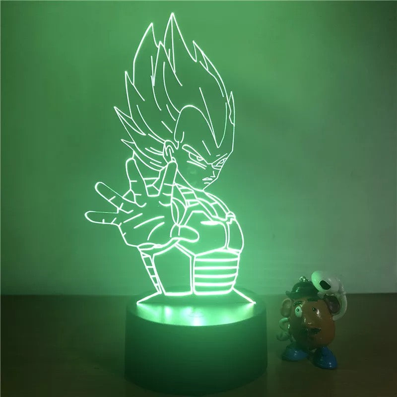 Lámpara 3D Dragon Ball Z/GT/S Acrílico