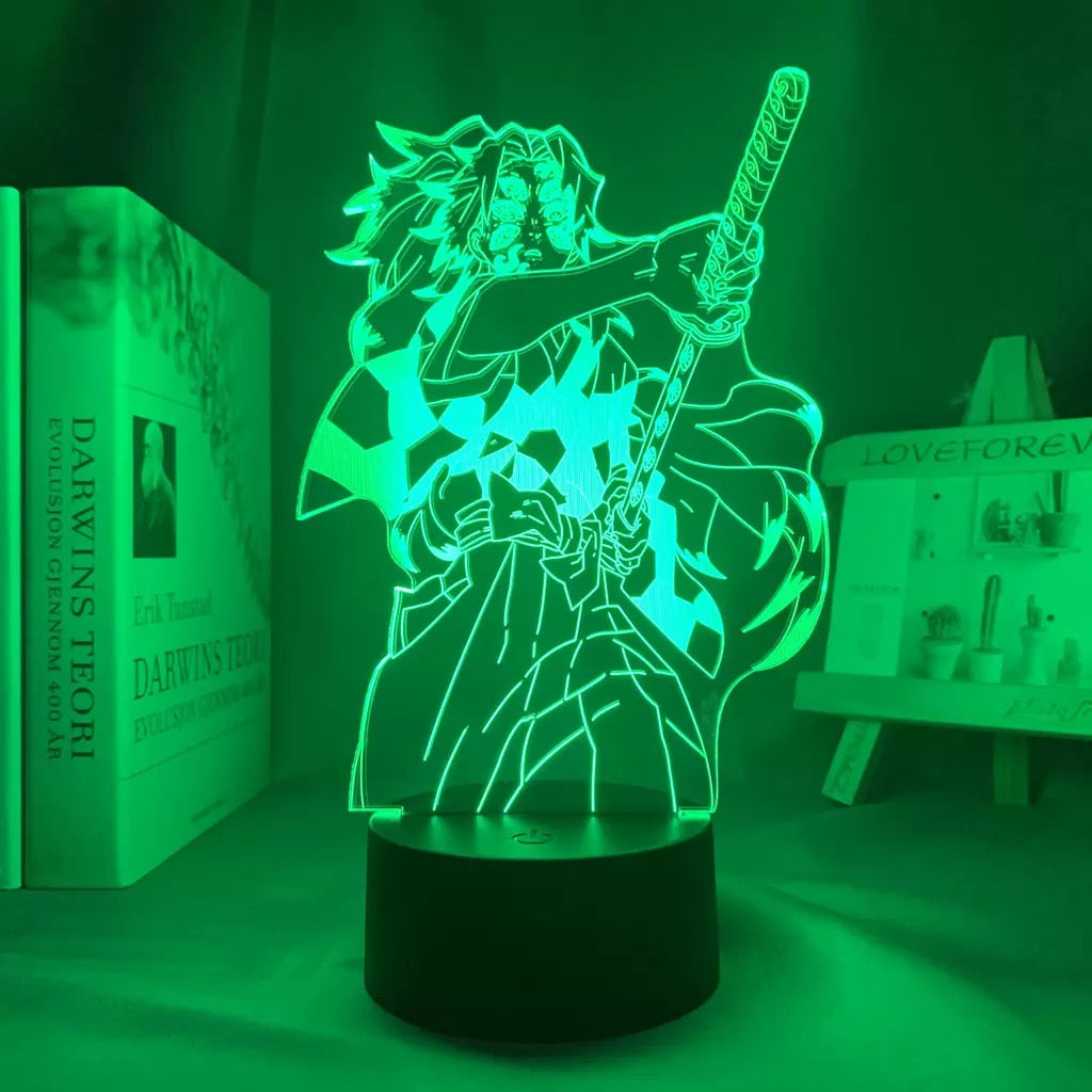 Lámpara 3D acrílica Demon Slayer