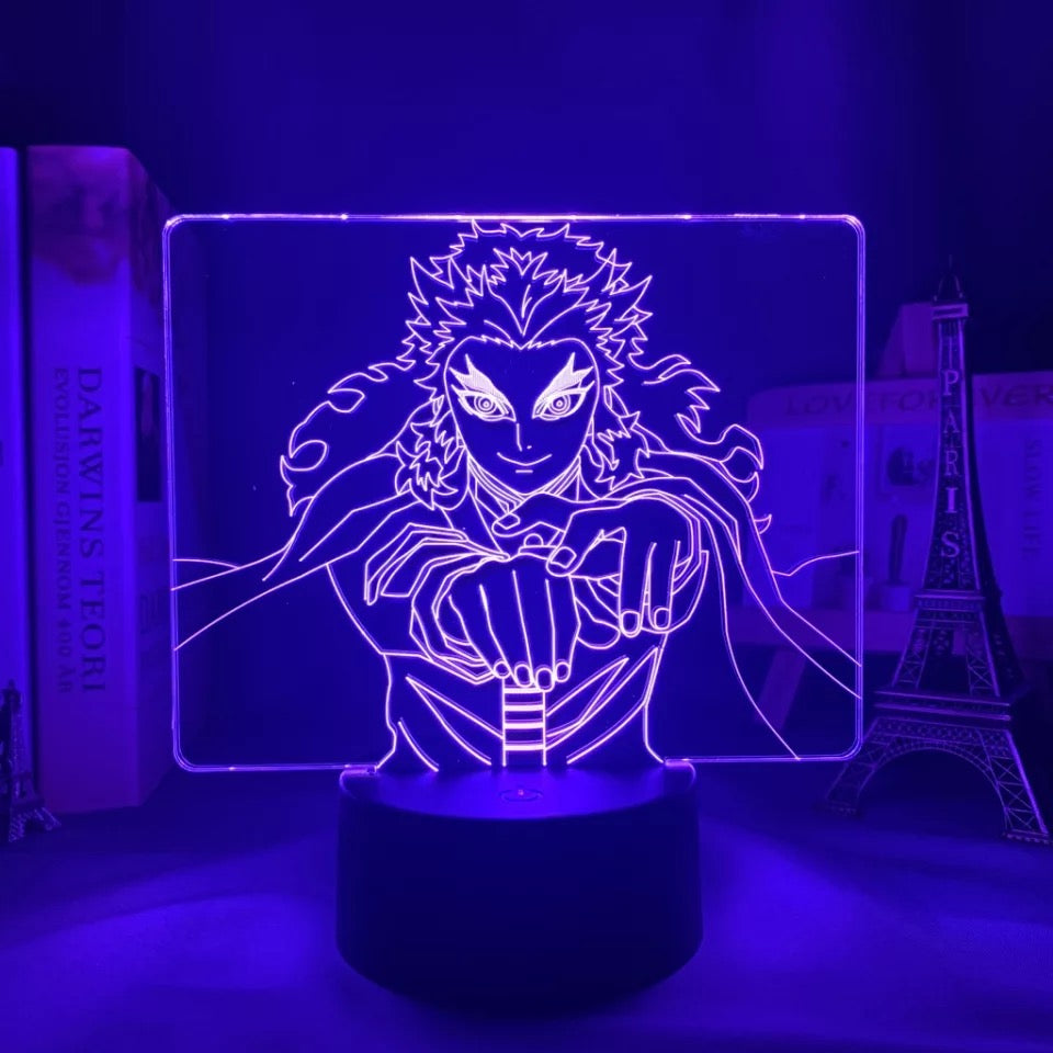 Lámpara 3D acrílica Demon Slayer