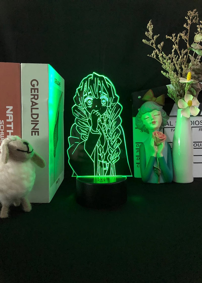 Lámpara 3D acrílica Demon Slayer