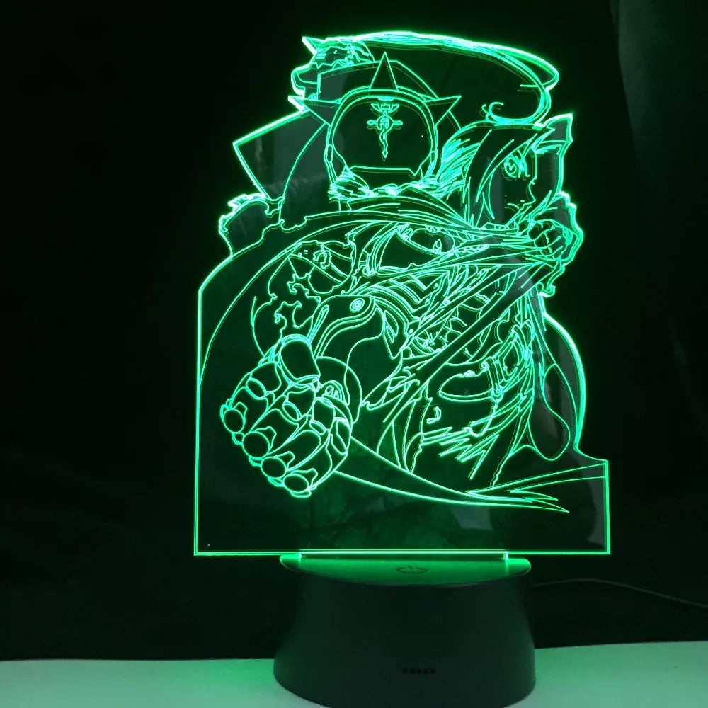 Lámpara 3D acrílica Full Metal Alchemist
