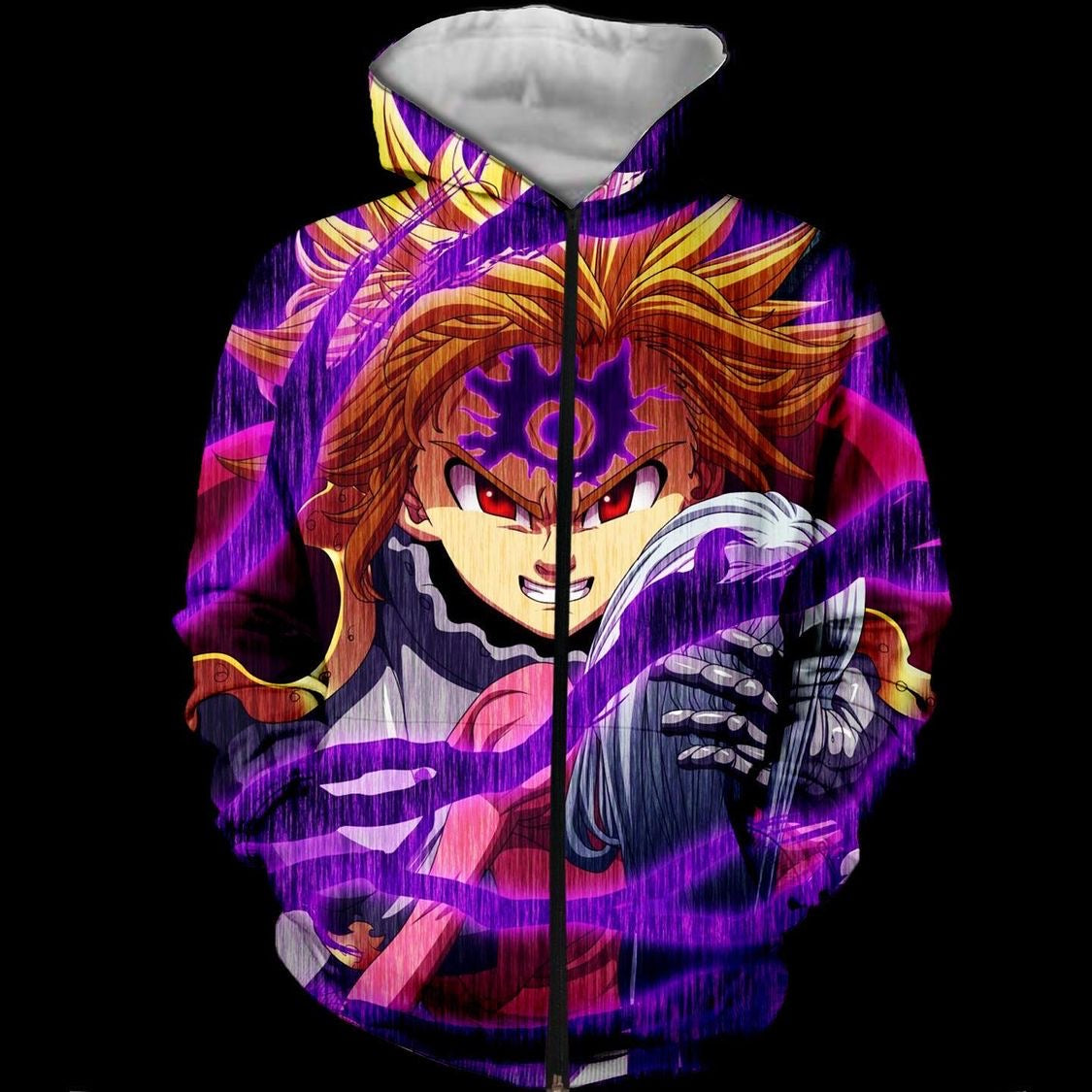 Sudadera con capucha de los siete pecados capitales
