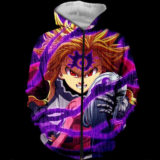 Sudadera con capucha de los siete pecados capitales