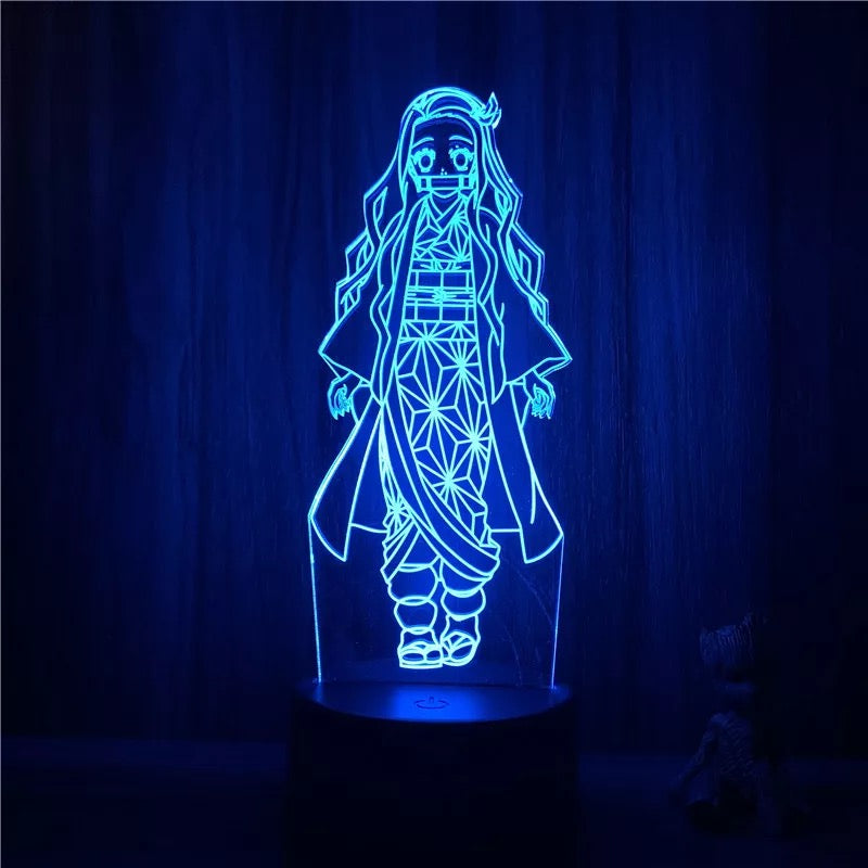 Lámpara 3D Demon Slayer